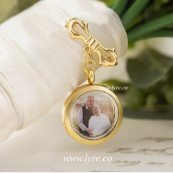 Broche Boda Cápsula Dos Fotos