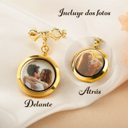 Broche Boda Cápsula Dos Fotos 2