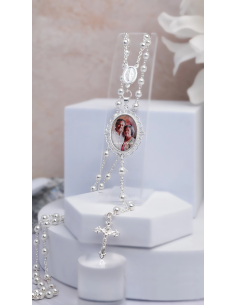 Rosario Plata Ley 925 Dije Foto Personalizable Balin n5 2