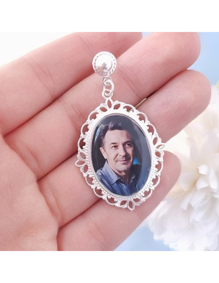 Broche Plata Ley 925 Boda Grado Personalizable