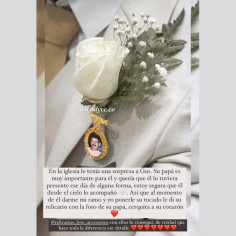 Broche Boda Dorado  Incluye Foto 2