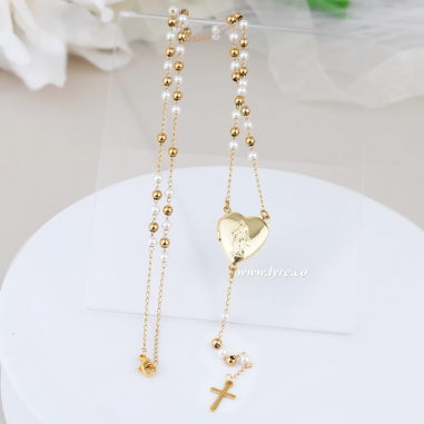 Rosario Relicario Virgen Milagrosa Incluye Fotos