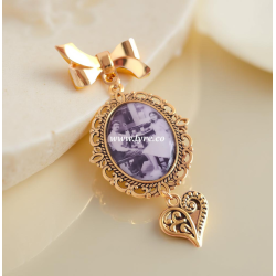 Broches Boda Ramo Grado Dorado