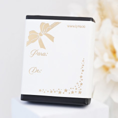 Llavero Acero Corazón Dorado Incluye 2 Fotos y Grabado Personalizable 2